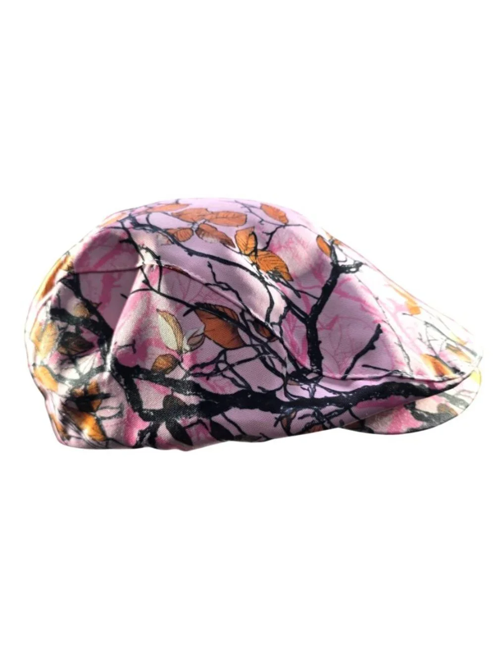 Pink Outdoor Camouflage Ivy Cap Leaf Pattern Unisex Men Women Hat Hunting